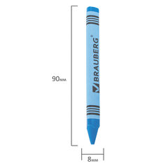 Восковые мелки BRAUBERG &laquo;АКАДЕМИЯ&raquo;, НАБОР 12 цветов, 227283