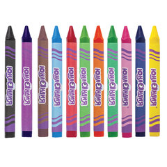 Восковые мелки трехгранные ЮНЛАНДИЯ &laquo;ЮНЛАНДИК И МУДРЫЙ ЛИС&raquo;, НАБОР 12 цветов, 227289