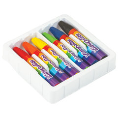 Восковые мелки утолщенные ЮНЛАНДИЯ &laquo;ЮНЛАНДИК И ИНДИЙСКИЙ СЛОН&raquo;, НАБОР 6 цветов, масляная основа, 227296