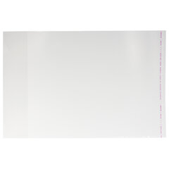 Обложки ПП для учебников младших классов БОЛЬШОГО ФОРМАТА, КОМПЛЕКТ 5 шт., КЛЕЙКИЙ КРАЙ, 70 мкм, 265&times;450 мм, прозрачные, ПИФАГОР, 227415