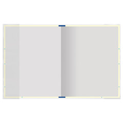 Обложка ПП со штрихкодом для учебников младших классов БОЛЬШОГО ФОРМАТА, КЛЕЙКИЙ КРАЙ, 70 мкм, 265&times;450 мм, прозрачная, ПИФАГОР, 227416