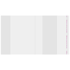 Обложки ПП для учебников, тетрадей, контурных карт, атласов БОЛЬШОГО ФОРМАТА, КОМПЛЕКТ 5 шт., КЛЕЙКИЙ КРАЙ, 80 мкм,300&times;500 мм,ПИФАГОР,227420