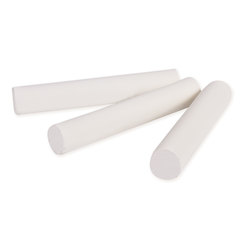 Мел белый круглый мягкий 24 штуки, BRAUBERG, картонная упаковка, 227439