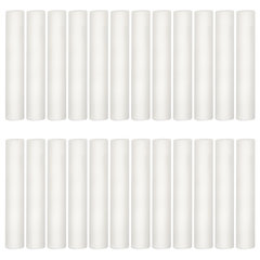 Мел белый круглый мягкий 24 штуки, BRAUBERG, картонная упаковка, 227439