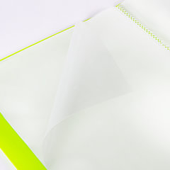 Папка 40 вкладышей BRAUBERG &laquo;Neon&raquo;, 25 мм, неоновая, зеленая, 700 мкм, 227452