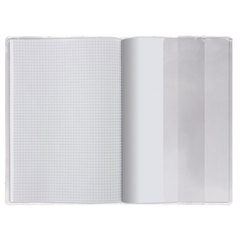 Обложка ПВХ для учебников А4, контурных карт, атласов БОЛЬШОГО ФОРМАТА, ПЛОТНАЯ, 100 мкм, 305&times;560 мм, универс., прозрачная, ПИФАГОР, 227493