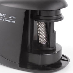 Точилка электрическая BRAUBERG &laquo;ORIGINAL&raquo;, питание 220 В/<wbr/>4 батарейки АА, фрезерный механизм, 227565