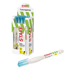 Ручка-корректор STAFF &laquo;EVERYDAY&raquo;, 5 мл, металлический наконечник, круглый корпус, 227567