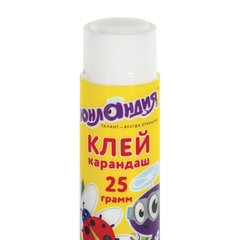 Клей-карандаш ЮНЛАНДИЯ &laquo;ЮНЛАНДИК И БОЖЬЯ КОРОВКА&raquo;, 25 г, улучшенный, 227612