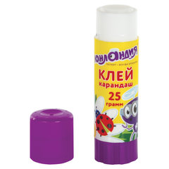 Клей-карандаш ЮНЛАНДИЯ &laquo;ЮНЛАНДИК И БОЖЬЯ КОРОВКА&raquo;, 25 г, улучшенный, 227612