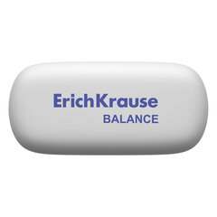 Ластик ERICH KRAUSE &laquo;Balance&raquo;, 50&times;23&times;9 мм, белый, овальный, 34638