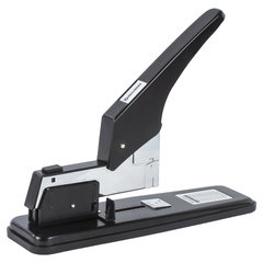 Степлер МОЩНЫЙ №24/<wbr/>6-23/<wbr/>24 металлический BRAUBERG &laquo;Heavy duty&raquo;, до 200 листов, черный, 227660