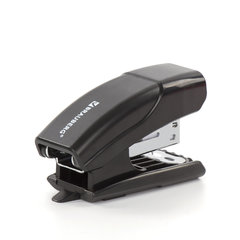 Степлер №24/<wbr/>6, 26/<wbr/>6 МИНИ BRAUBERG &laquo;Black Jack&raquo;, до 18 листов, антистеплер, черный, 227762