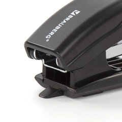 Степлер №24/<wbr/>6, 26/<wbr/>6 МИНИ BRAUBERG &laquo;Black Jack&raquo;, до 18 листов, антистеплер, черный, 227762