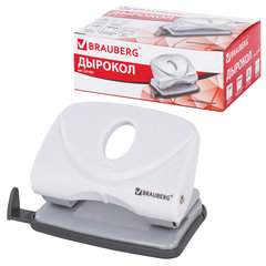 Дырокол BRAUBERG &laquo;Original&raquo;, до 20 листов, белый, 227787