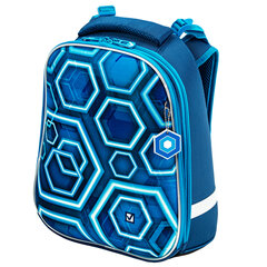 Ранец BRAUBERG PREMIUM, 2 отделения, с брелком, Techno, 38&times;29&times;16 см, 227812