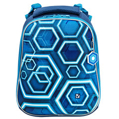 Ранец BRAUBERG PREMIUM, 2 отделения, с брелком, Techno, 38&times;29&times;16 см, 227812