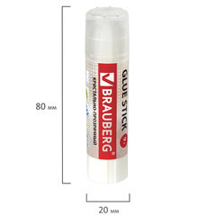 Клей-карандаш BRAUBERG &laquo;Crystal&raquo;, 9 г, прозрачный, 227967