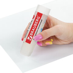 Клей-карандаш BRAUBERG &laquo;Crystal&raquo;, 25 г, прозрачный, 227968