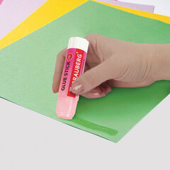 Клей-карандаш BRAUBERG &laquo;COLOR Crystal&raquo;, 15 г, прозрачный, ассорти, 227969