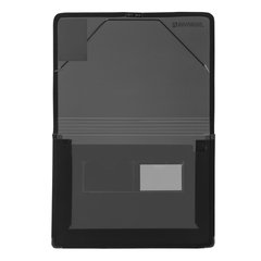 Папка на резинках BRAUBERG, широкая, А4, 330&times;240 мм, дымчатая, до 500 листов, 0,6 мм, 227979