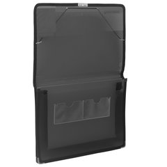 Папка на резинках BRAUBERG, широкая, А4, 330&times;240 мм, дымчатая, до 500 листов, 0,6 мм, 227979