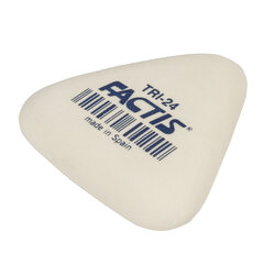 Ластик FACTIS (Испания) TRI 24, 51&times;46&times;12 мм, белый, треугольный, мягкий, PMFTRI24