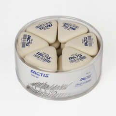 Ластик FACTIS (Испания) TRI 24, 51&times;46&times;12 мм, белый, треугольный, мягкий, PMFTRI24