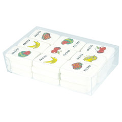 Ластик FACTIS F 127 (Испания), 40&times;24&times;10 мм, ассорти, прямоугольный, мягкий, CNFF127