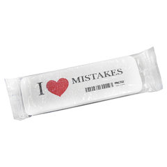 Ластик большой FACTIS &laquo;I love mistakes&raquo; (Испания), 140&times;44&times;9 мм, прямоугольный, скошенные края, GCFGE16C