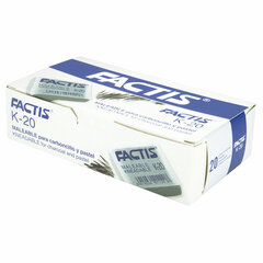 Ластик-клячка художественный FACTIS K 20 (Испания), 37&times;29&times;10 мм, супермягкий, серый, CCFK20