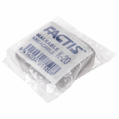 Ластик-клячка художественный FACTIS K 20 (Испания), 37&times;29&times;10 мм, супермягкий, серый, CCFK20