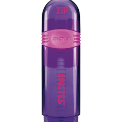 Ластик выдвижной FACTIS ZIP (Испания), 80&times;10&times;10 мм, белый, пластиковый корпус ассорти, PTF1030