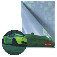Папка-уголок BRAUBERG &laquo;SPORT CAR&raquo;, А4, 150 мкм, цветная печать, 228044