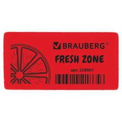 Ластик BRAUBERG &laquo;Fresh Zone&raquo;, 40&times;20&times;10 мм, цвет ассорти, прямоугольный, 228061