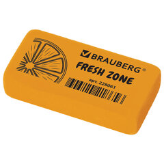 Ластик BRAUBERG &laquo;Fresh Zone&raquo;, 40&times;20&times;10 мм, цвет ассорти, прямоугольный, 228061