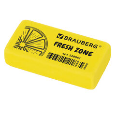 Ластик BRAUBERG &laquo;Fresh Zone&raquo;, 40&times;20&times;10 мм, цвет ассорти, прямоугольный, 228061