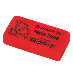 Ластик BRAUBERG &laquo;Fresh Zone&raquo;, 40&times;20&times;10 мм, цвет ассорти, прямоугольный, 228061