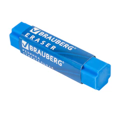 Ластик BRAUBERG &laquo;X-Erase&raquo;, 68&times;15&times;15 мм, цвет ассорти, экологичный ПВХ, 228066