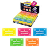 Ластик ЮНЛАНДИЯ "НЕОНЧИКИ", 38х24х12 мм, цвет ассорти, экологичный ПВХ, 228077