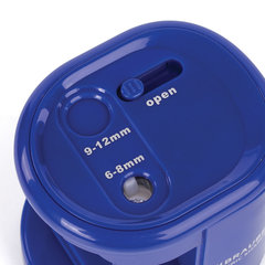 Точилка электрическая BRAUBERG &laquo;STANDARD&raquo;, 2 отверстия для карандашей (включая утолщенные), питание от 4 батареек АА, 228423