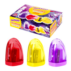 Точилка ЮНЛАНДИЯ &laquo;Спутник&raquo;, с контейнером, пластиковая, корпус ассорти, 228447