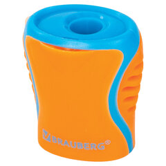 Точилка BRAUBERG &laquo;Mix&raquo;, с контейнером, пластиковая, корпус ассорти, 228448