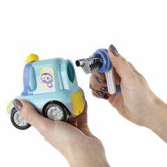 Точилка механическая ЮНЛАНДИЯ &laquo;Машина Юнландика&raquo;, корпус голубой, для чернографитных и цветных карандашей, 228479