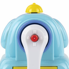 Точилка механическая ЮНЛАНДИЯ &laquo;Машина Юнландика&raquo;, корпус голубой, для чернографитных и цветных карандашей, 228479