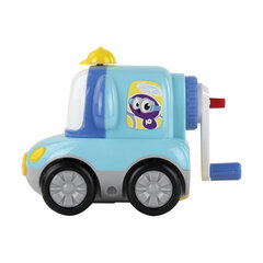 Точилка механическая ЮНЛАНДИЯ &laquo;Машина Юнландика&raquo;, корпус голубой, для чернографитных и цветных карандашей, 228479