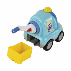 Точилка механическая ЮНЛАНДИЯ &laquo;Машина Юнландика&raquo;, корпус голубой, для чернографитных и цветных карандашей, 228479