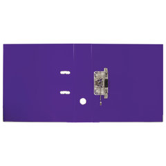 Папка-регистратор BRAUBERG &laquo;EXTRA&raquo;, 75 мм, фиолетовая, двустороннее покрытие пластик, металлический уголок, 228577