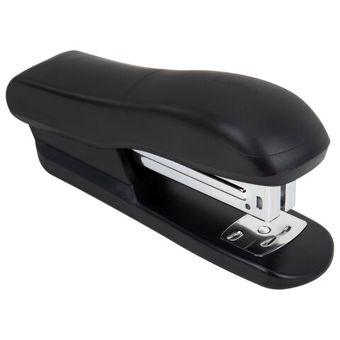 Степлер №24/6, 26/6 BRAUBERG "SX-39", до 25 листов, черный, 228590