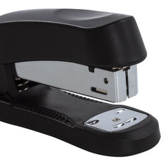 Степлер №24/<wbr/>6, 26/<wbr/>6 BRAUBERG &laquo;Standard+&raquo;, до 30 листов, черный, 228608